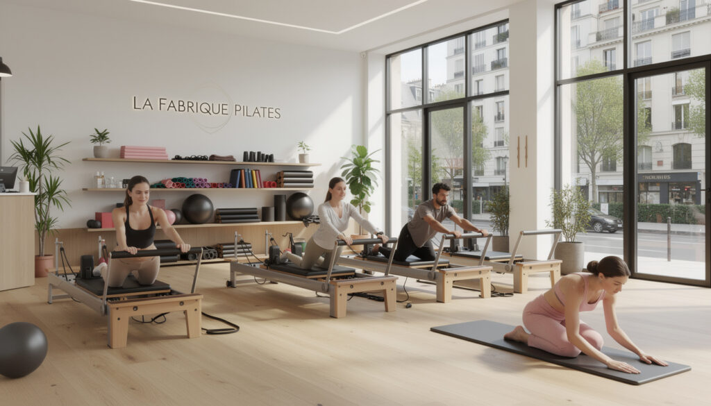 découvrez la fabrique pilates, votre studio pilates à boulogne-billancourt, pour des séances personnalisées, adaptées à tous niveaux, dans un cadre convivial et professionnel.